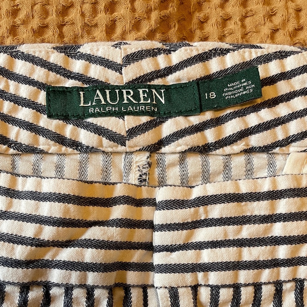 Lauren by ralph lauren pinstripe ankle pants